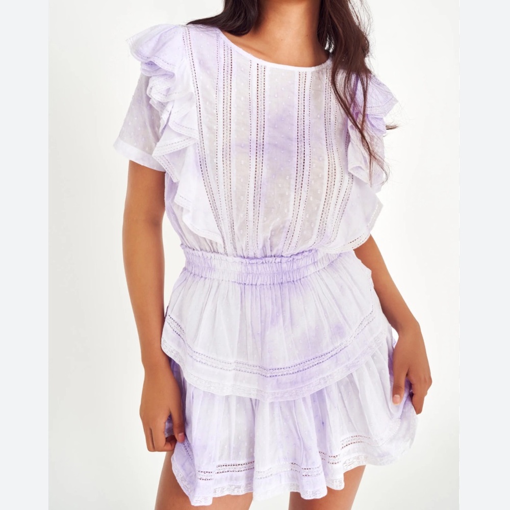 Love Shack Fancy Natasha Heritage Mini Dress, L